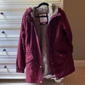 Womens Hollister Winter Coat (Size Medium)